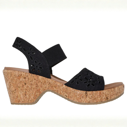 Bristol Cork Wedge Sandals – Slip On, Walk All Day