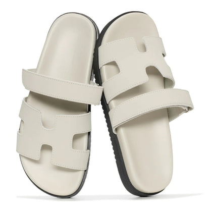 Heros Genuine Leather Slides